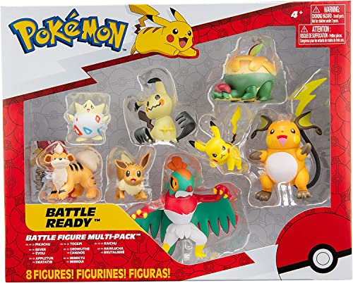 Foto 3 pulgar | Figuras Pokémon 8 Piezas-Venta Internacional