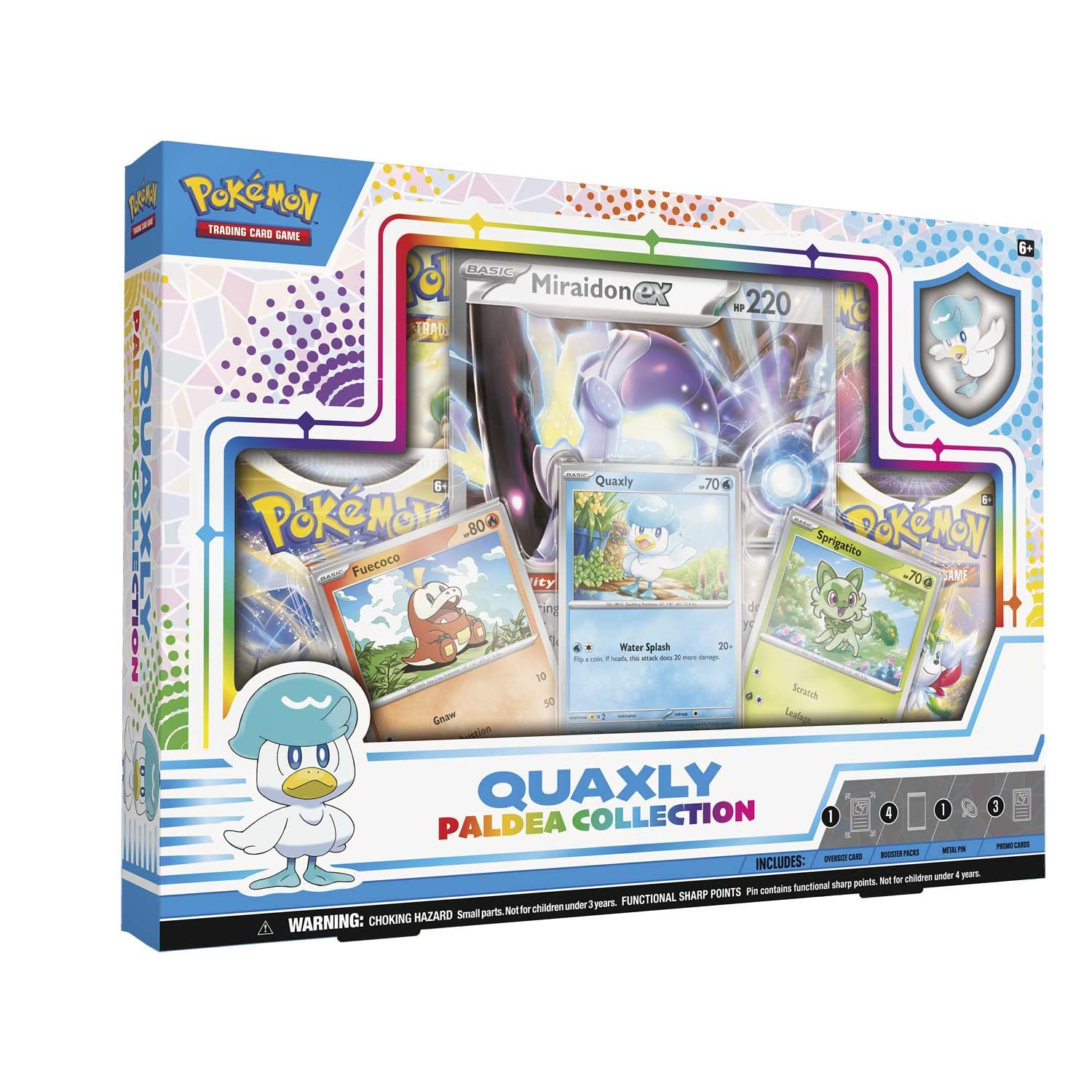 Foto 2 pulgar | Colección de Pines Pokémon Tcg Paldea Quaxly - Venta Internacional