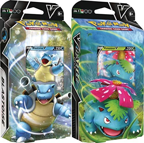 Foto 2 pulgar | Paquete de Batalla de Pokémon V TCG con Mazos Blastoise y Venusaur