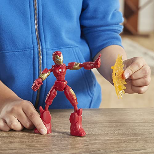 Foto 4 pulgar | Figura de Acción Hasbro Marvel Avengers Bend And Flex Iron Man - Venta Internacional