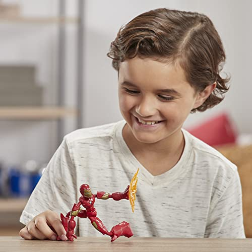 Foto 5 pulgar | Figura de Acción Hasbro Marvel Avengers Bend And Flex Iron Man - Venta Internacional