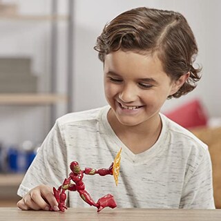 Foto 4 | Figura de Acción Hasbro Marvel Avengers Bend And Flex Iron Man - Venta Internacional