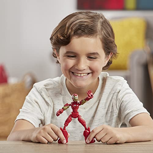 Foto 7 pulgar | Figura de Acción Hasbro Marvel Avengers Bend And Flex Iron Man - Venta Internacional