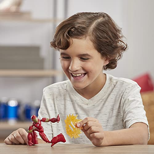 Foto 8 pulgar | Figura de Acción Hasbro Marvel Avengers Bend And Flex Iron Man - Venta Internacional