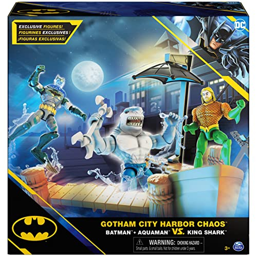 Foto 3 pulgar | Playset Dc Comics Gotham City Harbor Chaos con Batman Aquama - Venta Internacional