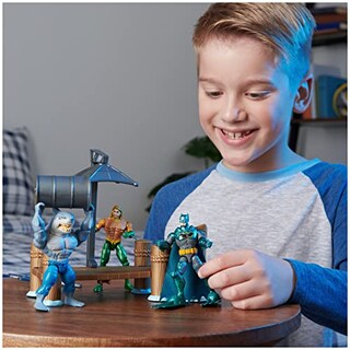 Foto 3 | Playset Dc Comics Gotham City Harbor Chaos con Batman Aquama - Venta Internacional