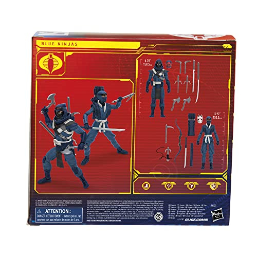 Foto 3 | Figura de Acción G.i. Joe Classified Series Blue Ninjas- Venta Internacional