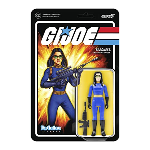 Foto 3 pulgar | Figura de Reacción Super7 G.i. Joe Baroness Wave 1a - Venta Internacional