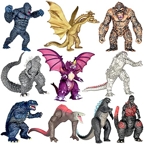 Foto 2 pulgar | Set de Figuras de Acción Twcare Godzilla Vs Kong 10 Piezas - Venta Internacional