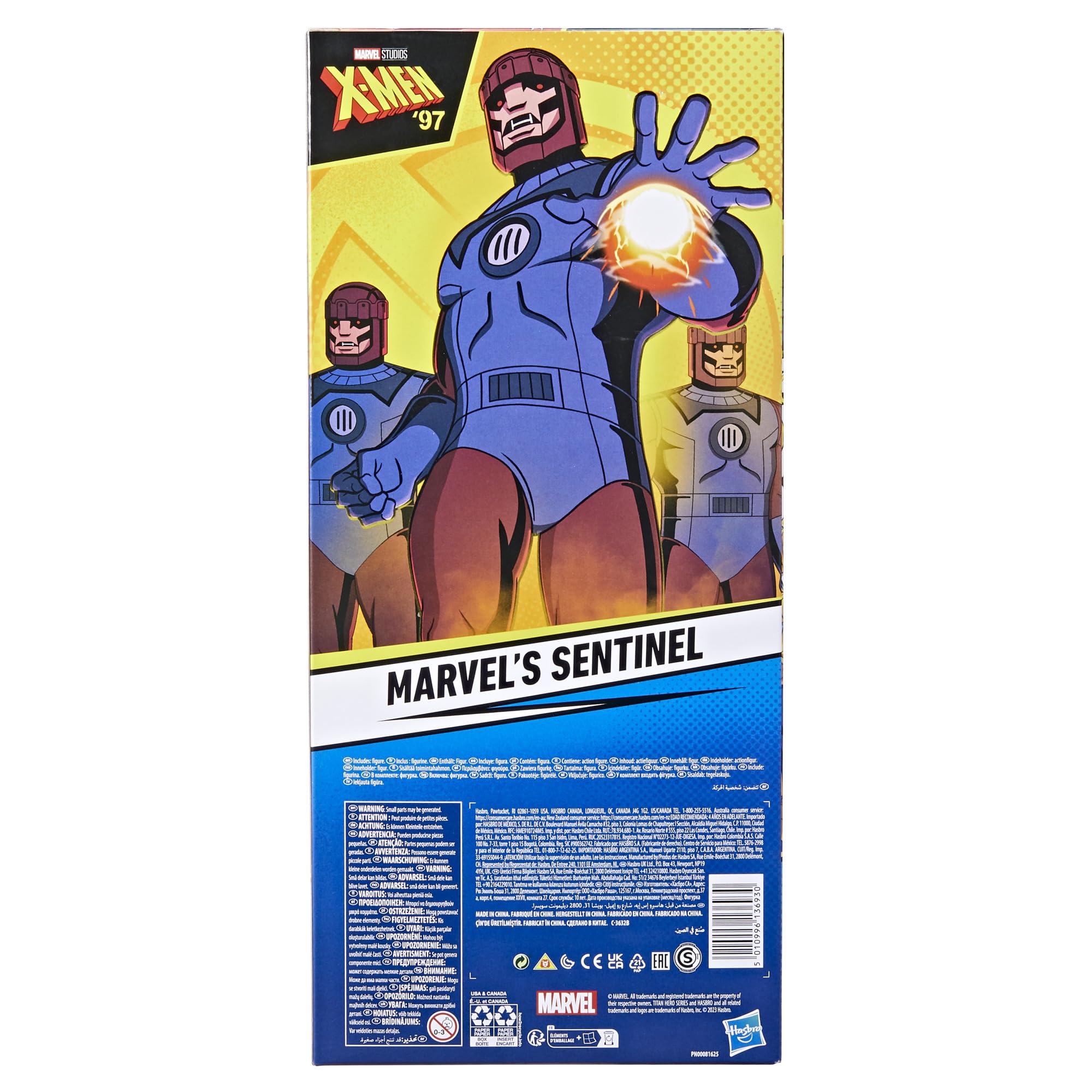 Foto 4 pulgar | Figura de Acción Marvel Titan Hero Series X-Men Centinela 35 cm - Venta Internacional