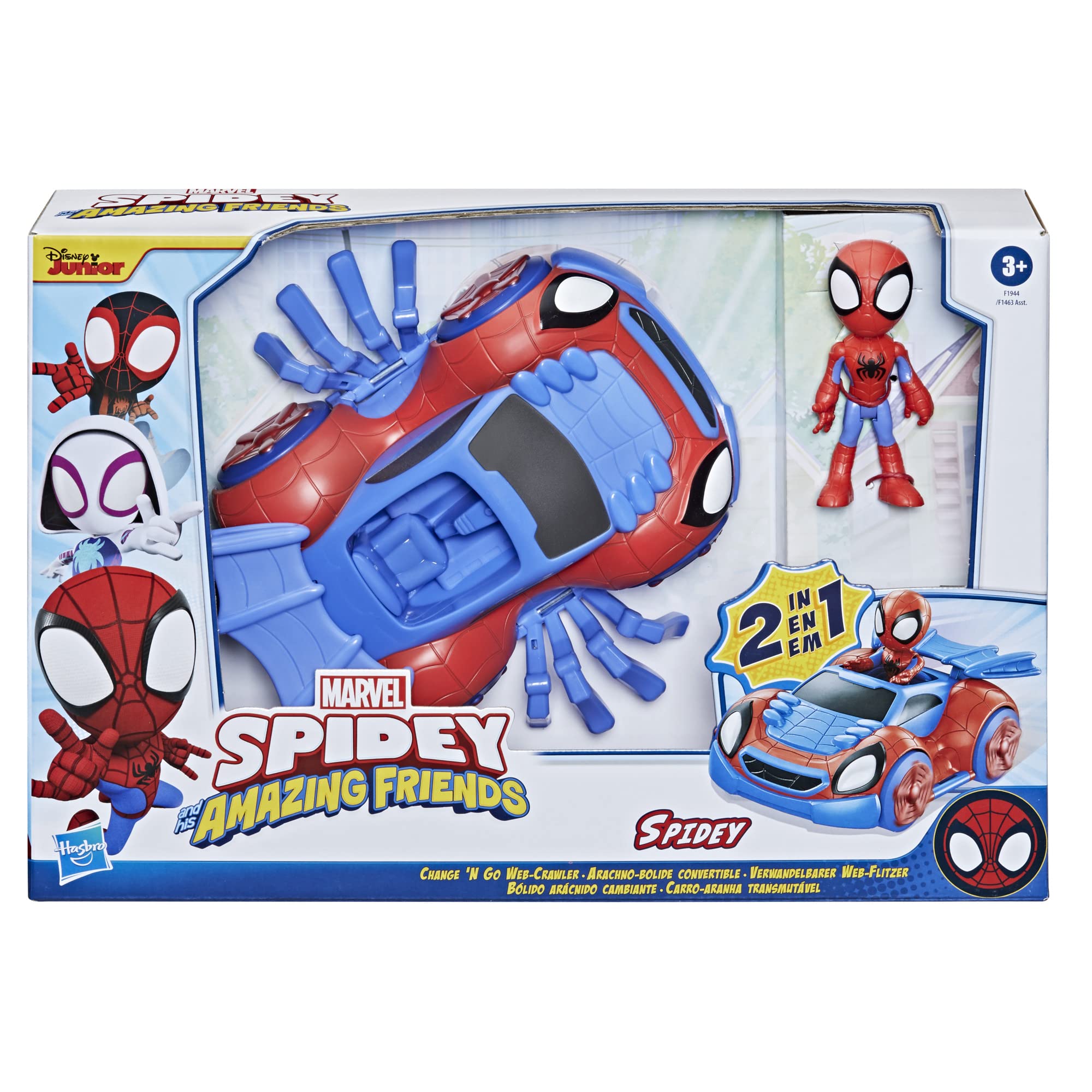 Foto 3 pulgar | Figura de Acción Spidey And His Amazing Friends Spider-Man-Venta Internacional