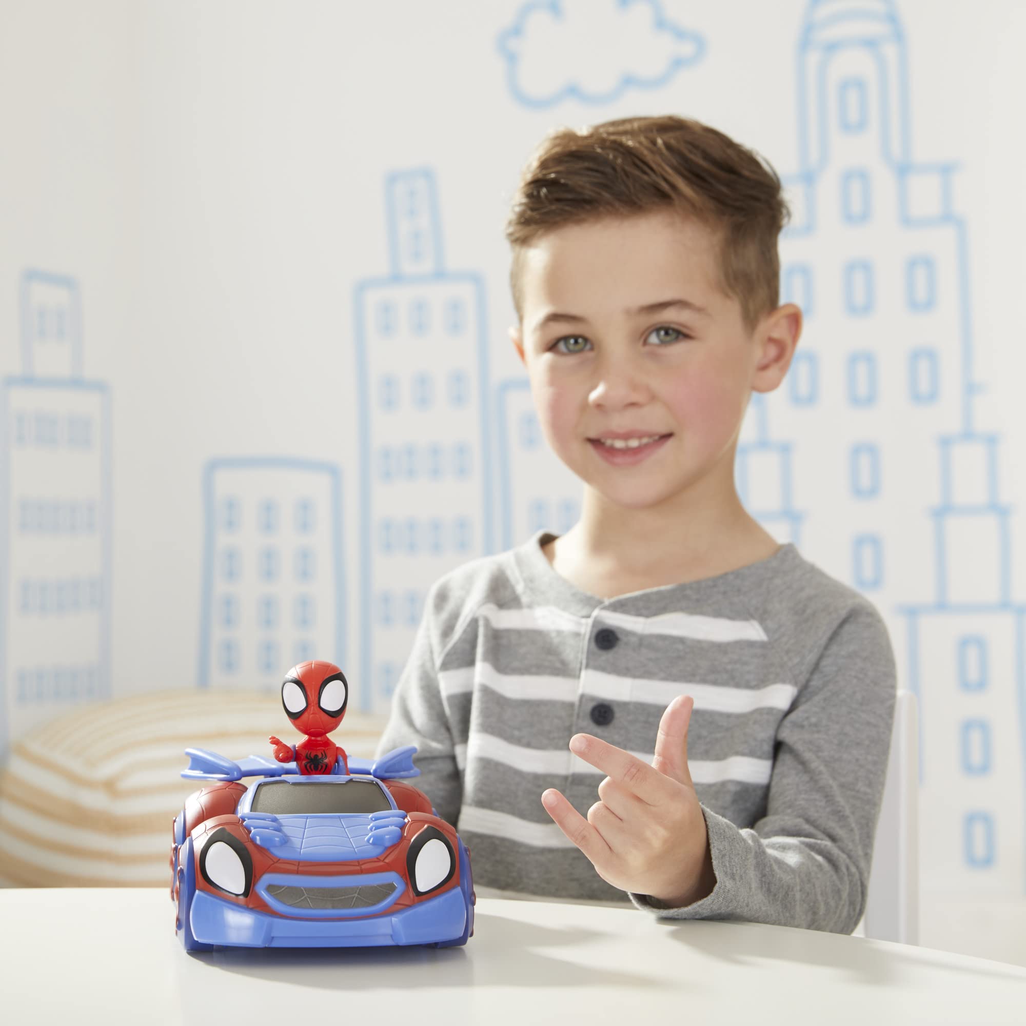 Foto 7 pulgar | Figura de Acción Spidey And His Amazing Friends Spider-Man-Venta Internacional