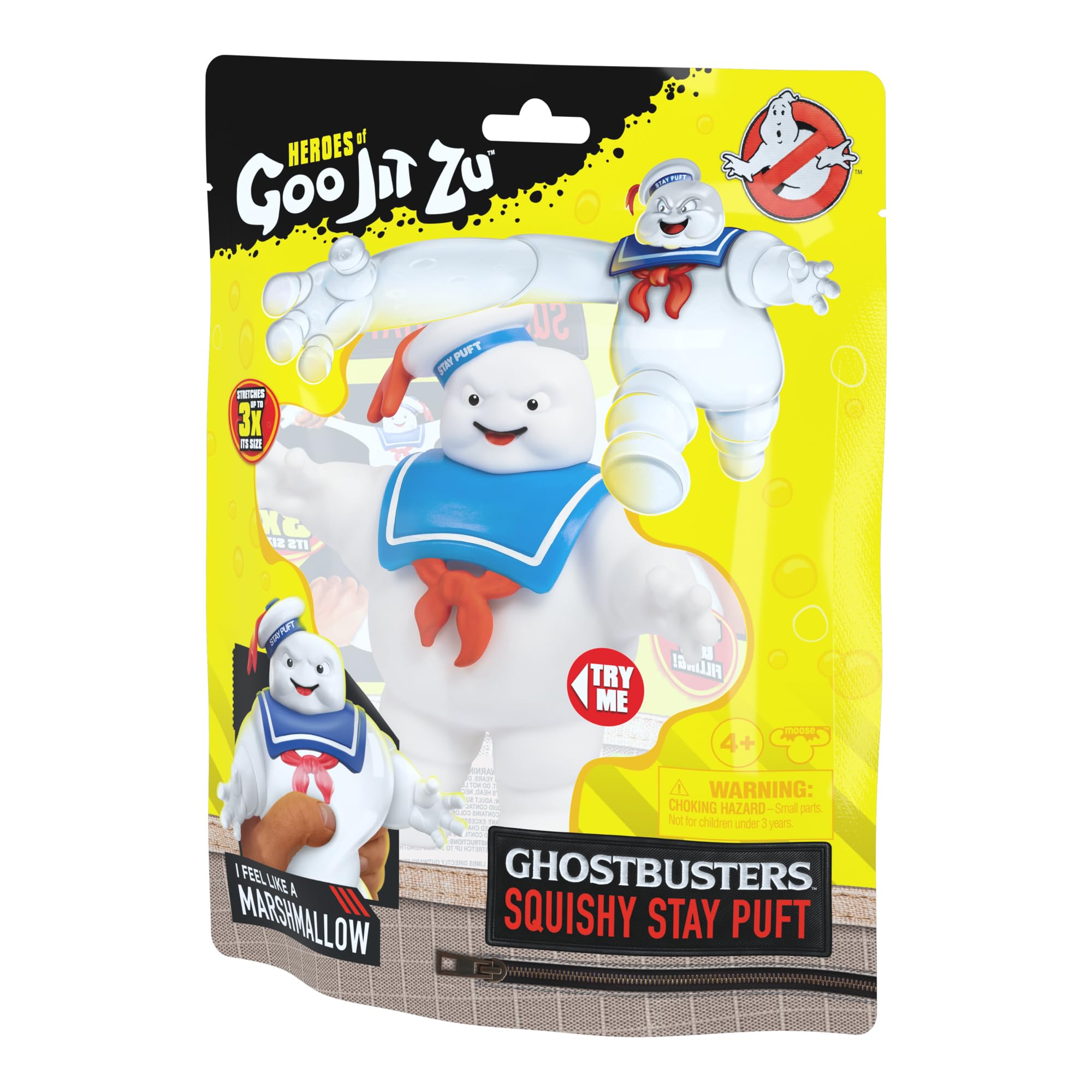 Foto 7 pulgar | Figura de Acción Heroes Of Goo Jit Zu Ghostbusters Squishy Stay Puft - Venta Internacional