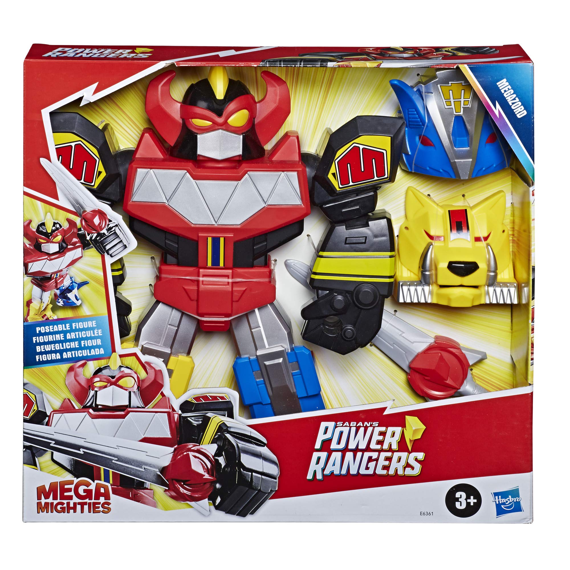 Foto 3 pulgar | Figura de Acción Power Rangers Playskool Heroes Megazord - Venta Internacional