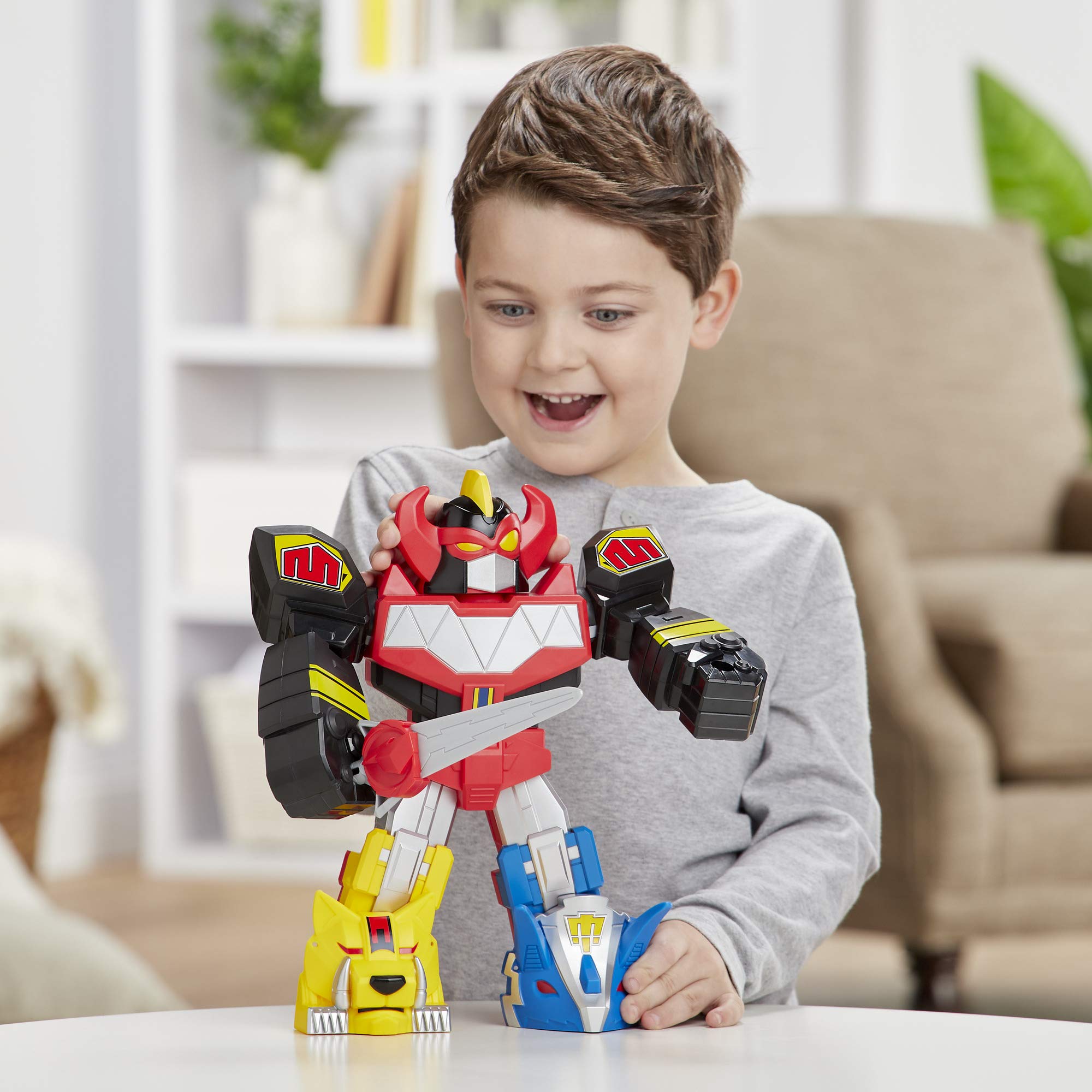 Foto 4 pulgar | Figura de Acción Power Rangers Playskool Heroes Megazord - Venta Internacional