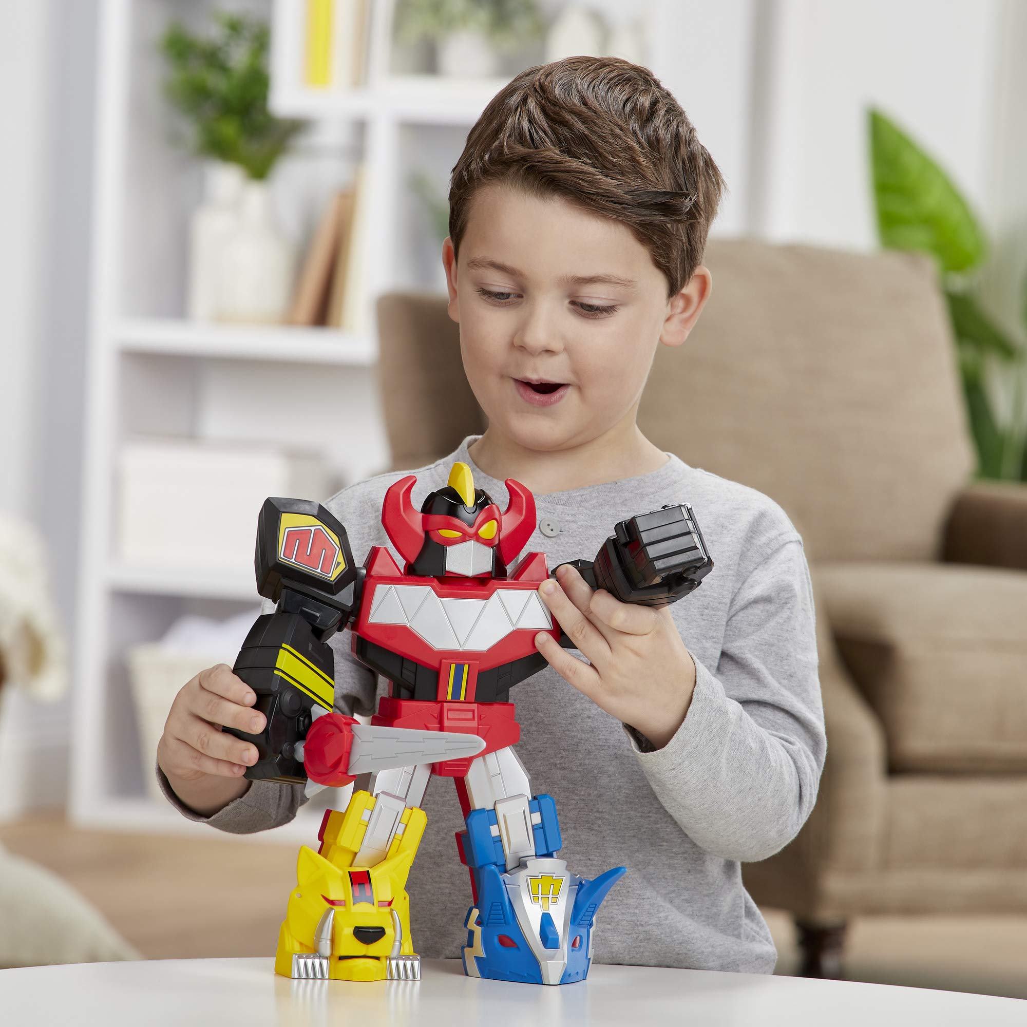 Foto 5 pulgar | Figura de Acción Power Rangers Playskool Heroes Megazord - Venta Internacional