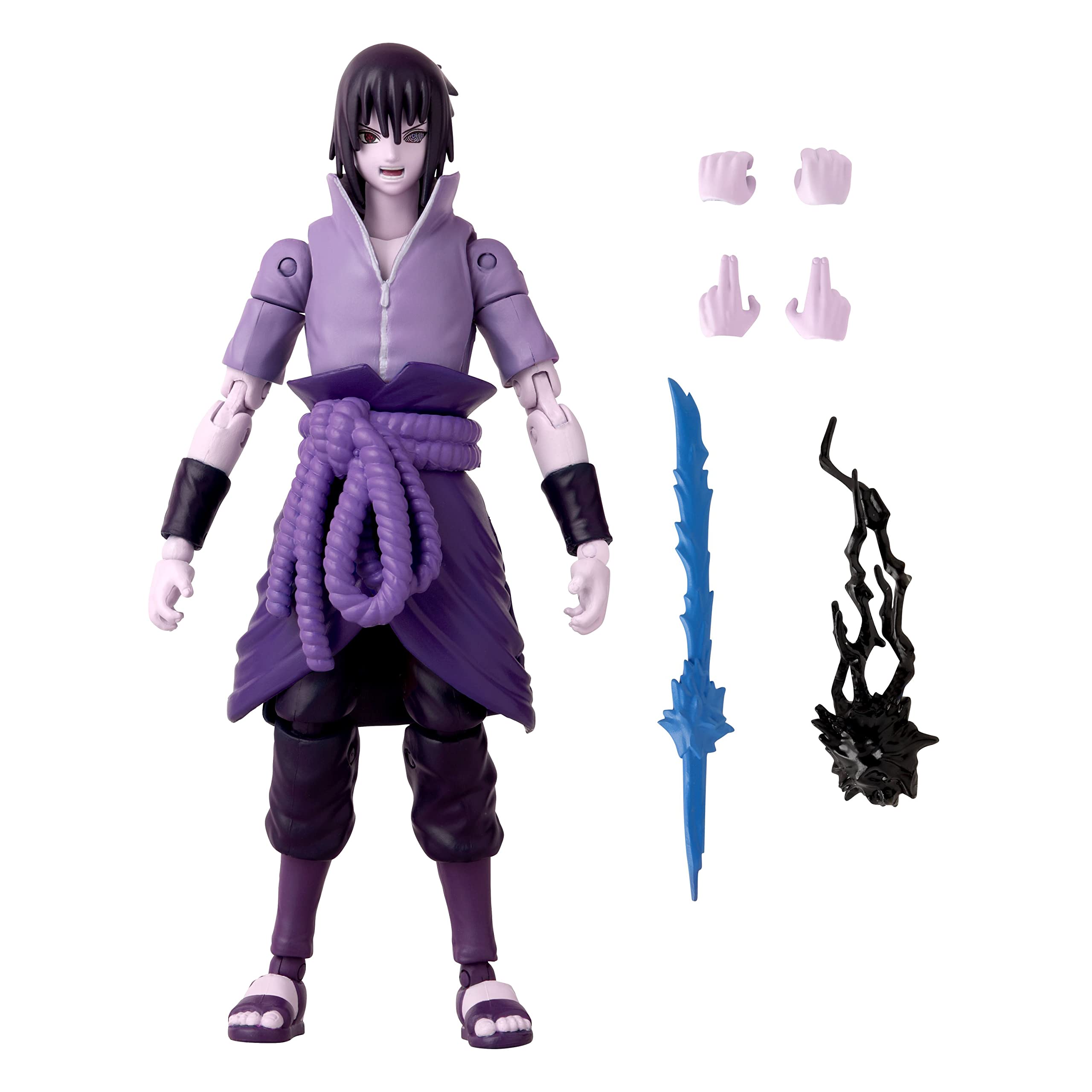 Foto 3 pulgar | Figura Anime Heroes Naruto Sasuke Uchiha Rinnegan - Venta Internacional