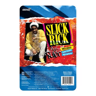 Foto 3 | Figura de Acción Super7 Slick Rick The Ruler con Acceso. - Venta Internacional
