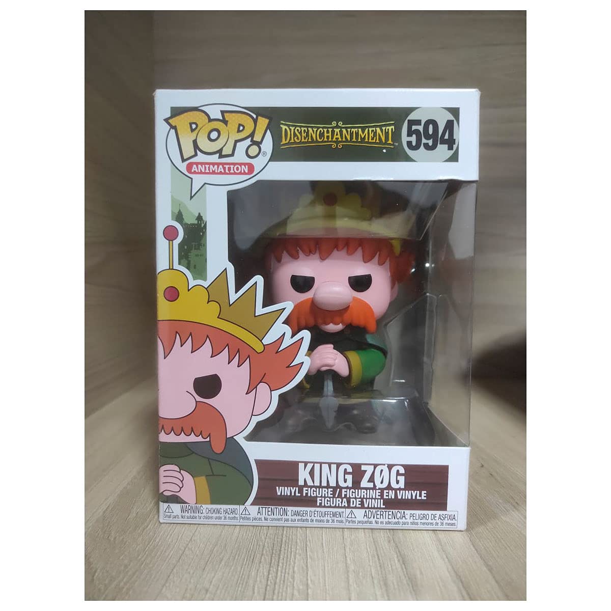 Foto 7 pulgar | Figura Funko Pop! Animación: Disenchantment King Zog - Venta Internacional