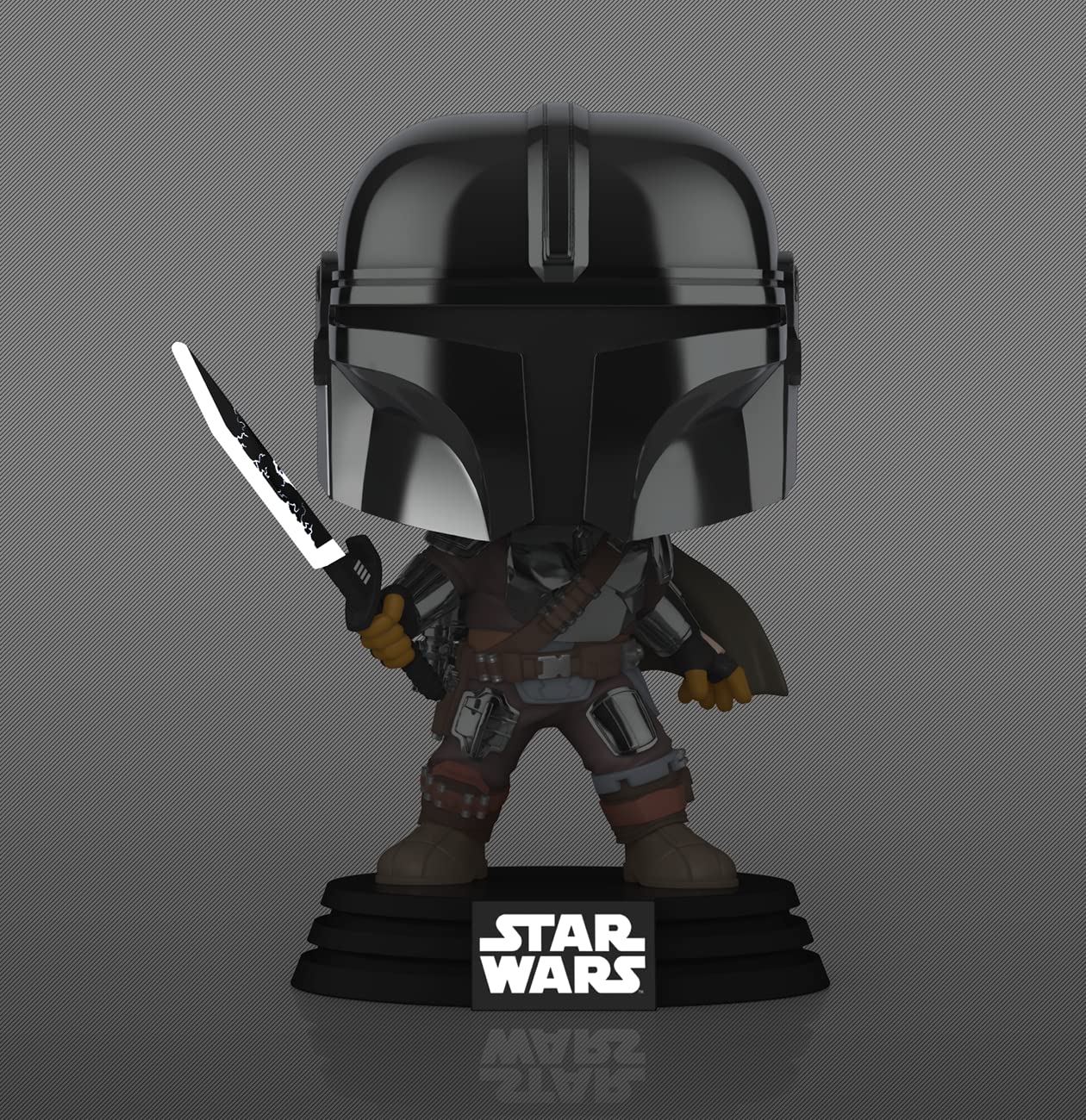 Foto 4 pulgar | Figura de Acción Pop Funko Star Wars Mandalorian con Darksaber - Venta Internacional