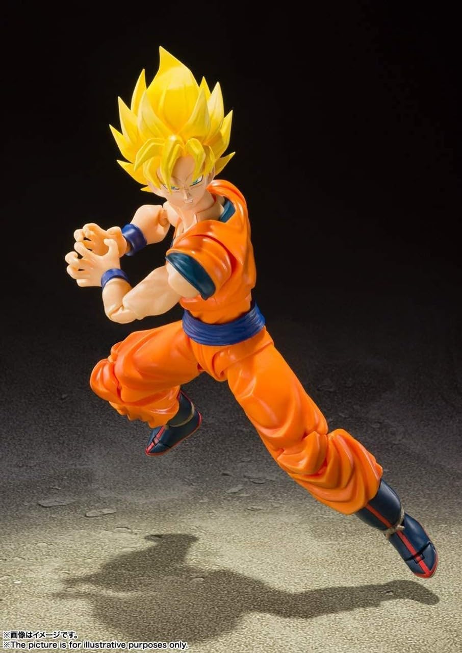 Foto 5 pulgar | Figura de Acción Tamashii Nations Dragon Ball Z Son Goku - Venta Internacional