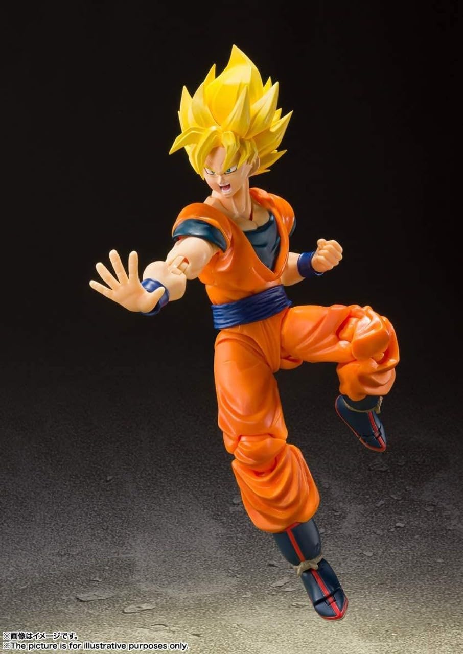 Foto 7 pulgar | Figura de Acción Tamashii Nations Dragon Ball Z Son Goku - Venta Internacional
