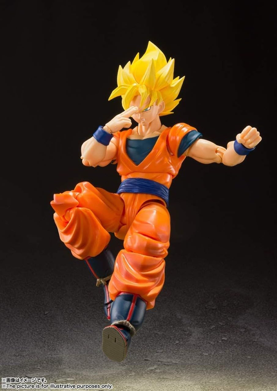 Foto 8 pulgar | Figura de Acción Tamashii Nations Dragon Ball Z Son Goku - Venta Internacional