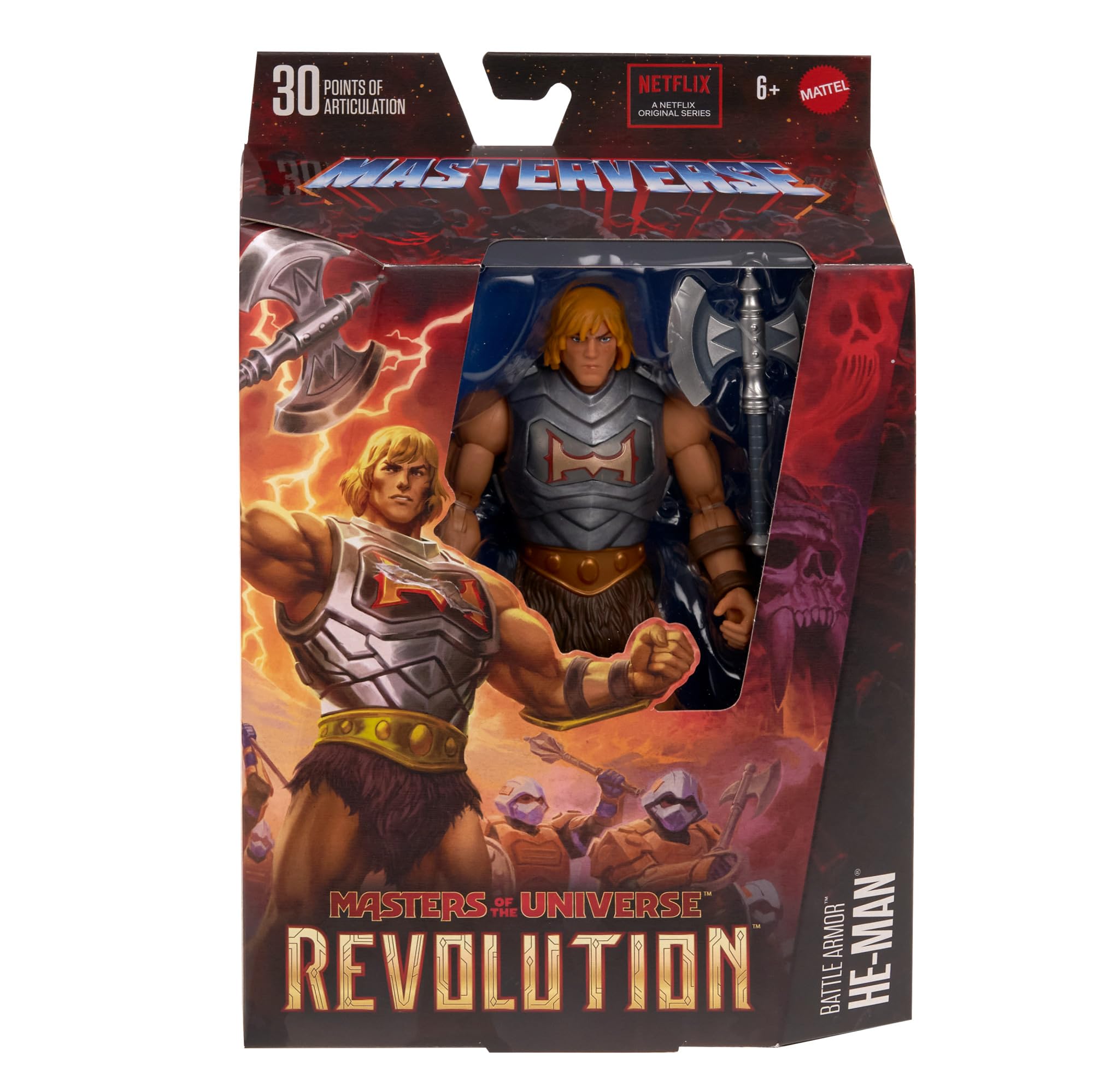 Foto 2 | Figura de Acción Masters Of The Universe He-man con Armadura y Accesorios- Venta Internacional