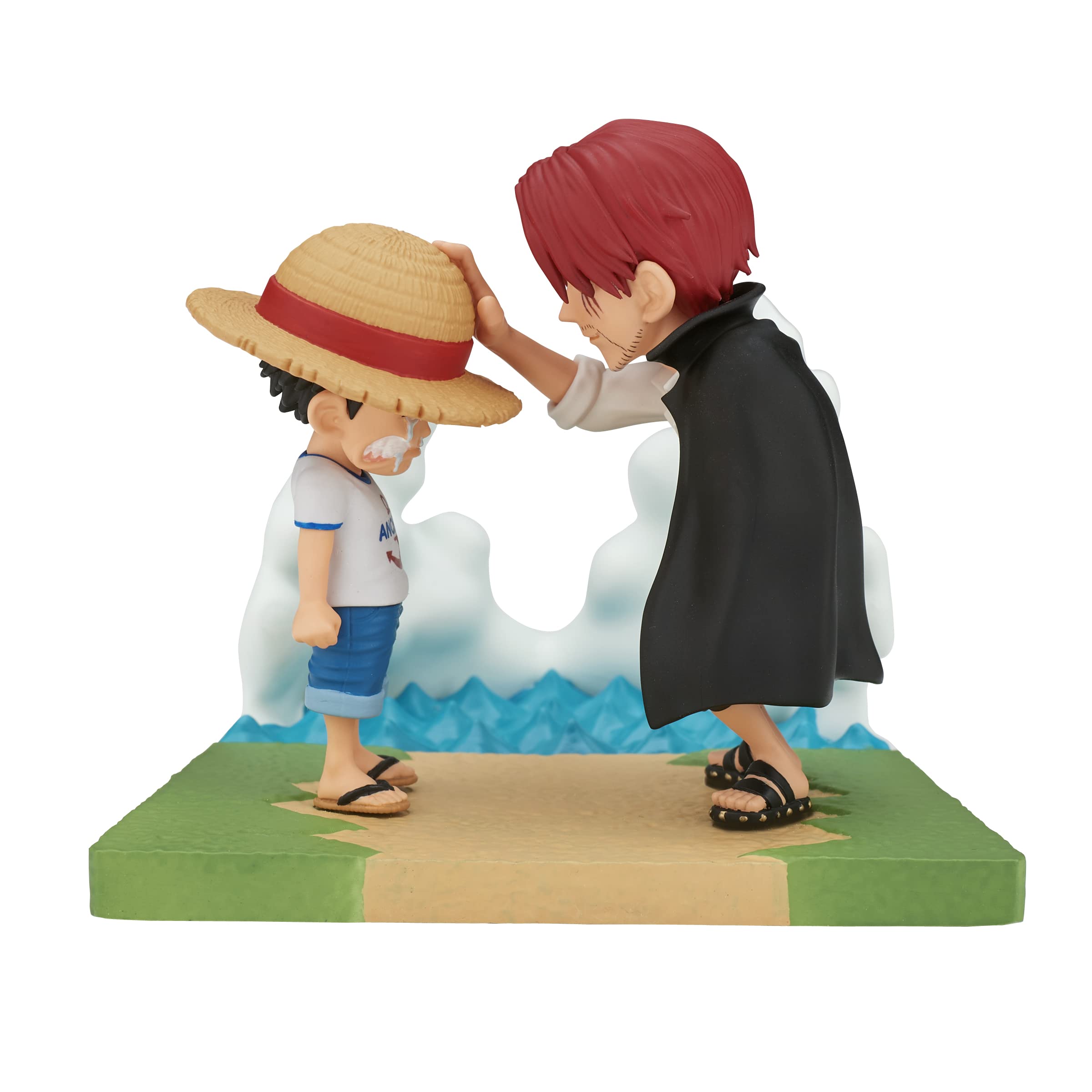 Foto 2 pulgar | Figura Coleccionable Banpresto One Piece Log Stories Luffy & Shanks - Venta Internacional