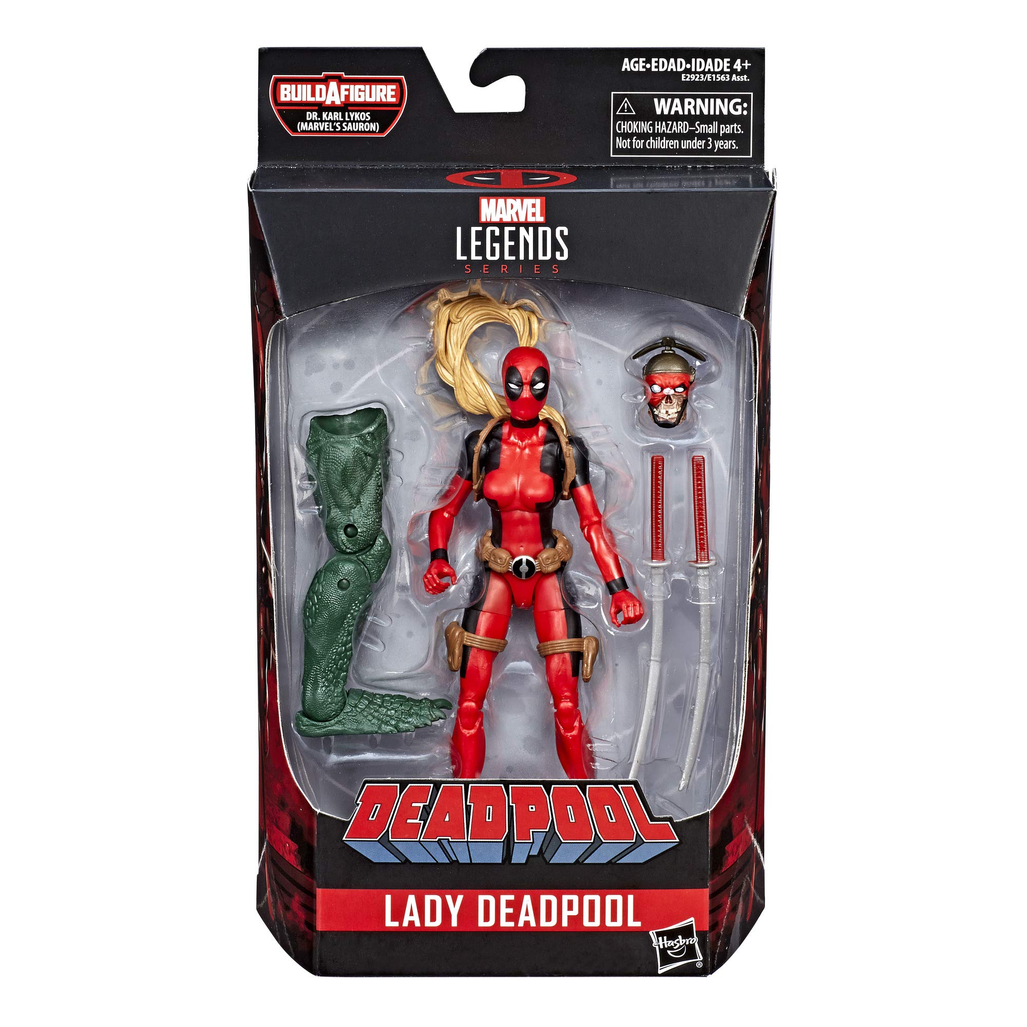 Foto 3 pulgar | Figura de Acción Lady Deadpool De La Serie Marvel Legends- Venta Internacional