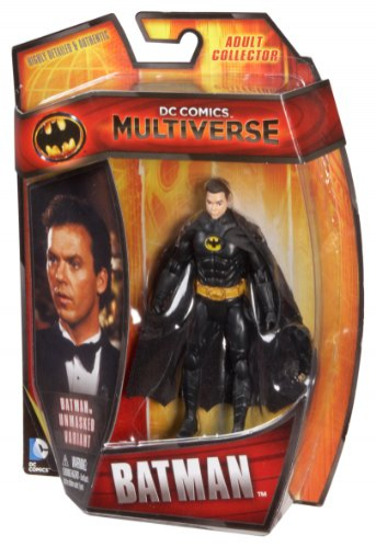 Foto 3 pulgar | Figura De Acción Batman Desenmascarado De Michael Keaton Mattel 4 Pulgadas - Venta Internacional