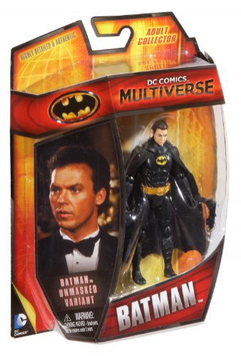 Foto 4 pulgar | Figura De Acción Batman Desenmascarado De Michael Keaton Mattel 4 Pulgadas - Venta Internacional