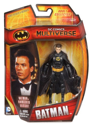 Foto 5 pulgar | Figura De Acción Batman Desenmascarado De Michael Keaton Mattel 4 Pulgadas - Venta Internacional