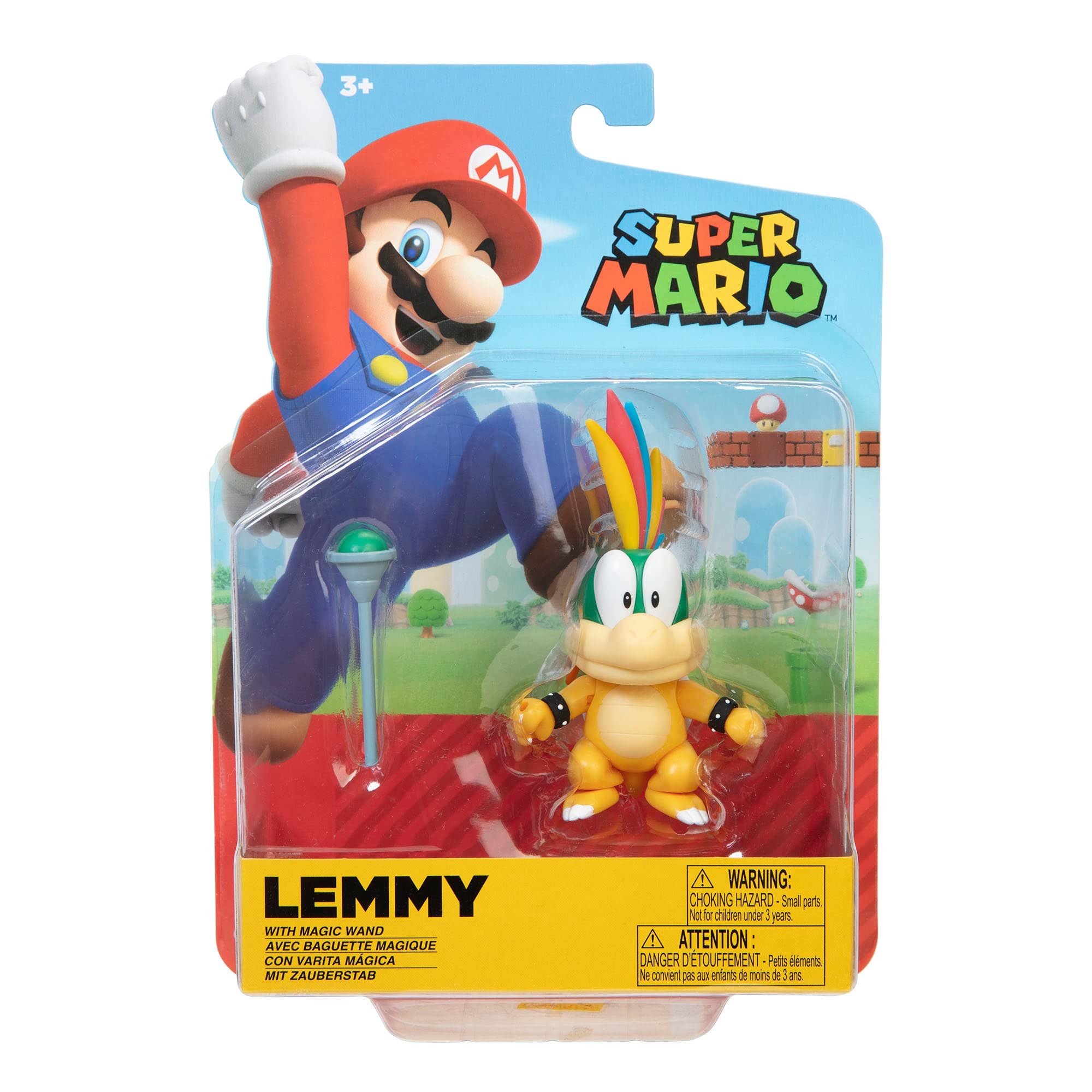 Foto 3 pulgar | Figura de Acción Super Mario Lemmy Koopa De 10 Cm Con Accesorio De Pelota - Venta Internacional