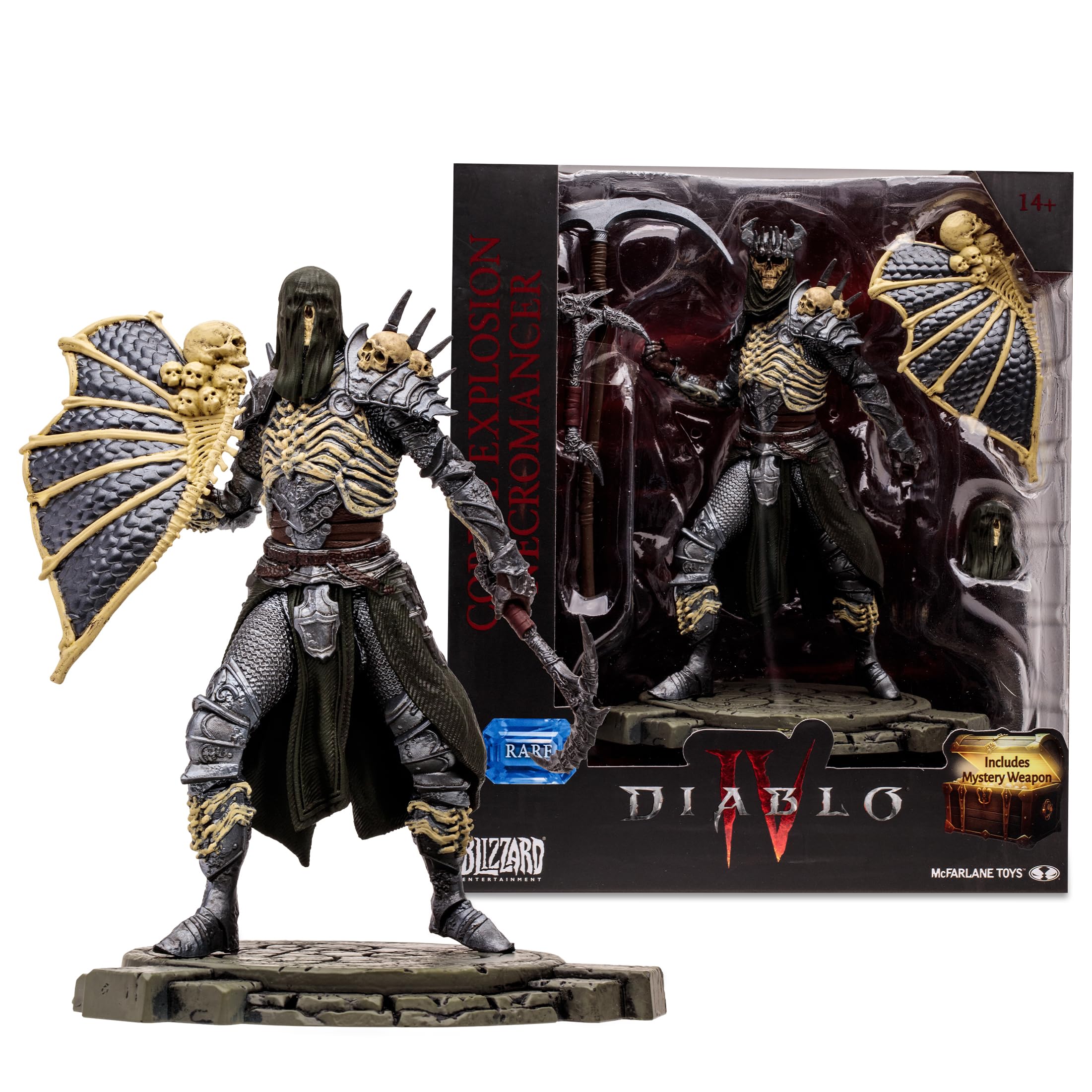Foto 1 | Figura de Acción McFarlane Toys Diablo Iv Corpse Explosion Nigromante a Escala 1:12 - Venta Internacional