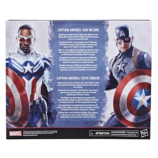 Foto 3 | Figuras De Acción Capitán América De La Serie Marvel Legends, Paquete De 2 - Venta Internacional.