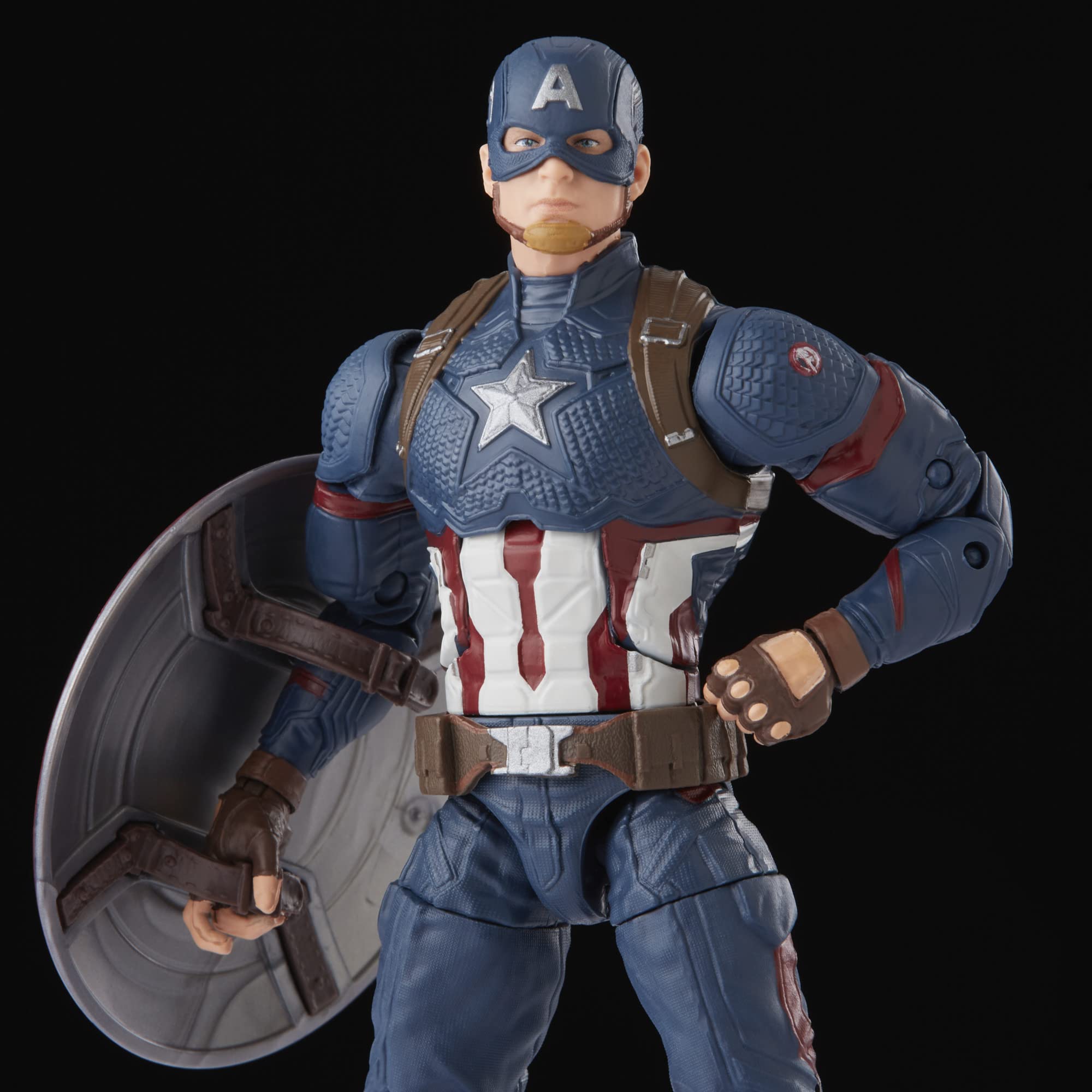 Foto 7 | Figuras De Acción Capitán América De La Serie Marvel Legends, Paquete De 2 - Venta Internacional.