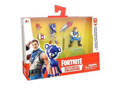 Foto 7 | Figuras de Acción Fortnite Battle Royale Star-spangled Trooper & Fireworks Team Leader 2 piezas - Venta Internacional
