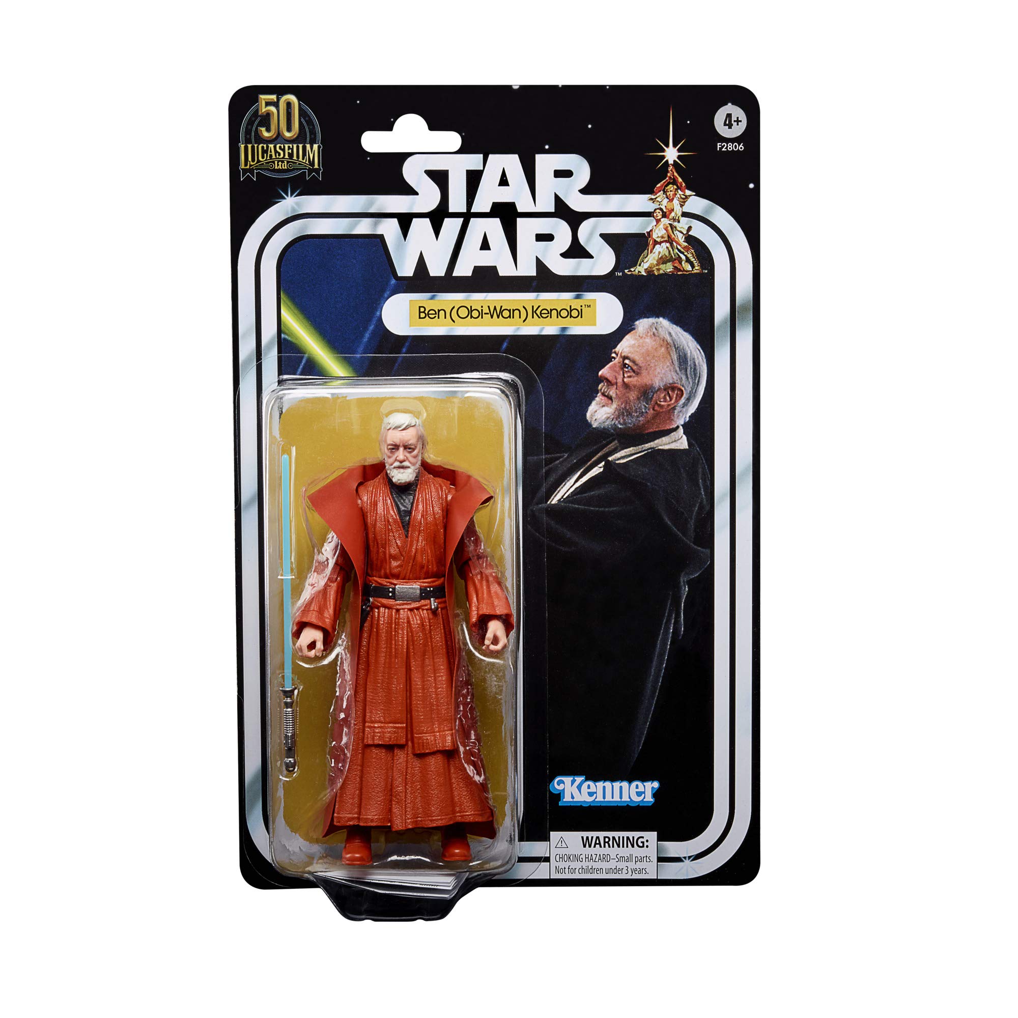 Foto 3 pulgar | Figura de Acción Hasbro Star Wars The Black Series Ben Kenobi - Venta Internacional