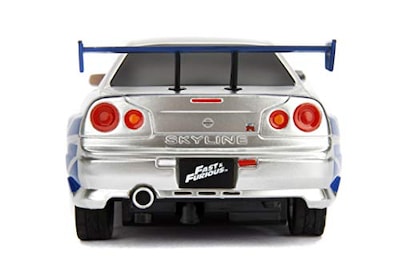Foto 5 | Coche de Juguete Jada Toys Rc Nissan Gt-r R34 Fast & Furious - Venta Internacional