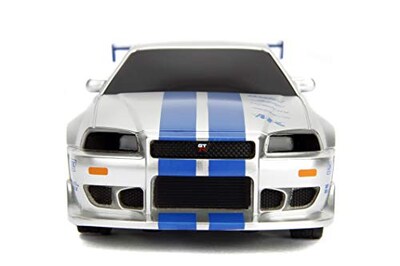 Foto 7 | Coche de Juguete Jada Toys Rc Nissan Gt-r R34 Fast & Furious - Venta Internacional