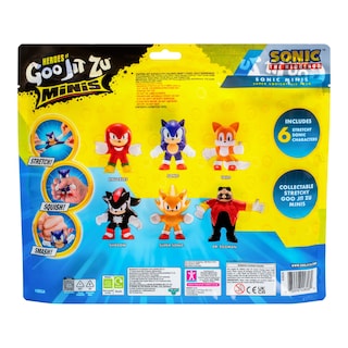 Foto 6 | Figuras De Acción Heroes Of Goo Jit Zu Minis Sonic 6 Piezas- Venta Internacional