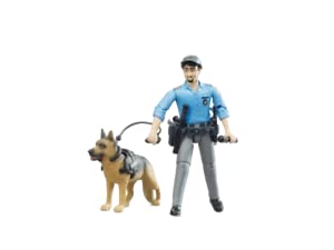 Foto 5 pulgar | Figura de Acción Bruder Bworld Policeman con Perro 10,9 cm - Venta Internacional