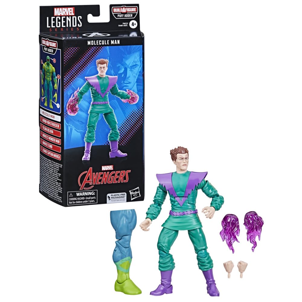 Foto 3 pulgar | Figura de Acción Marvel Legends Series Molecule Man 15 cm - Venta Internacional