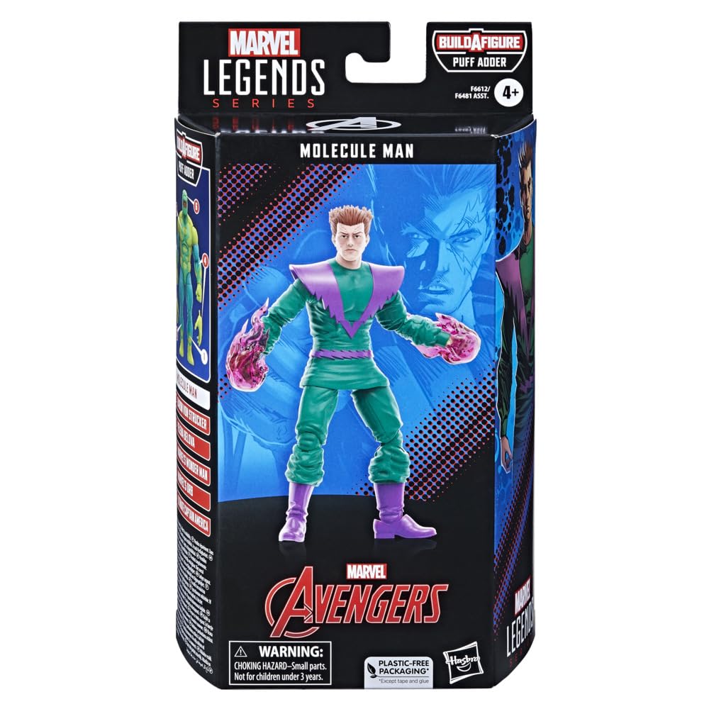 Foto 4 pulgar | Figura de Acción Marvel Legends Series Molecule Man 15 cm - Venta Internacional