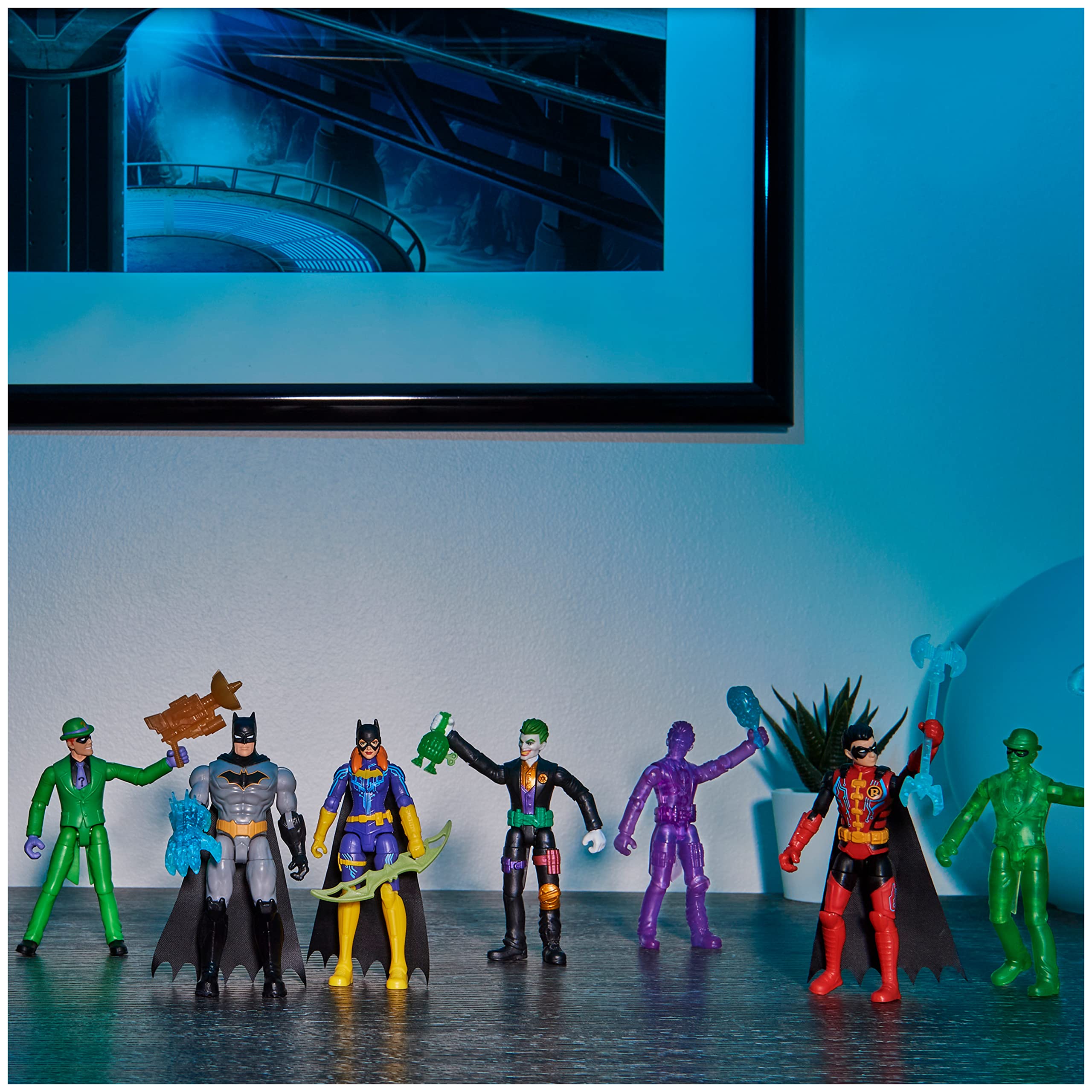Foto 8 pulgar | Figuras de Acción DC Comics Batman Bat-tech Batman King Shark - Venta Internacional