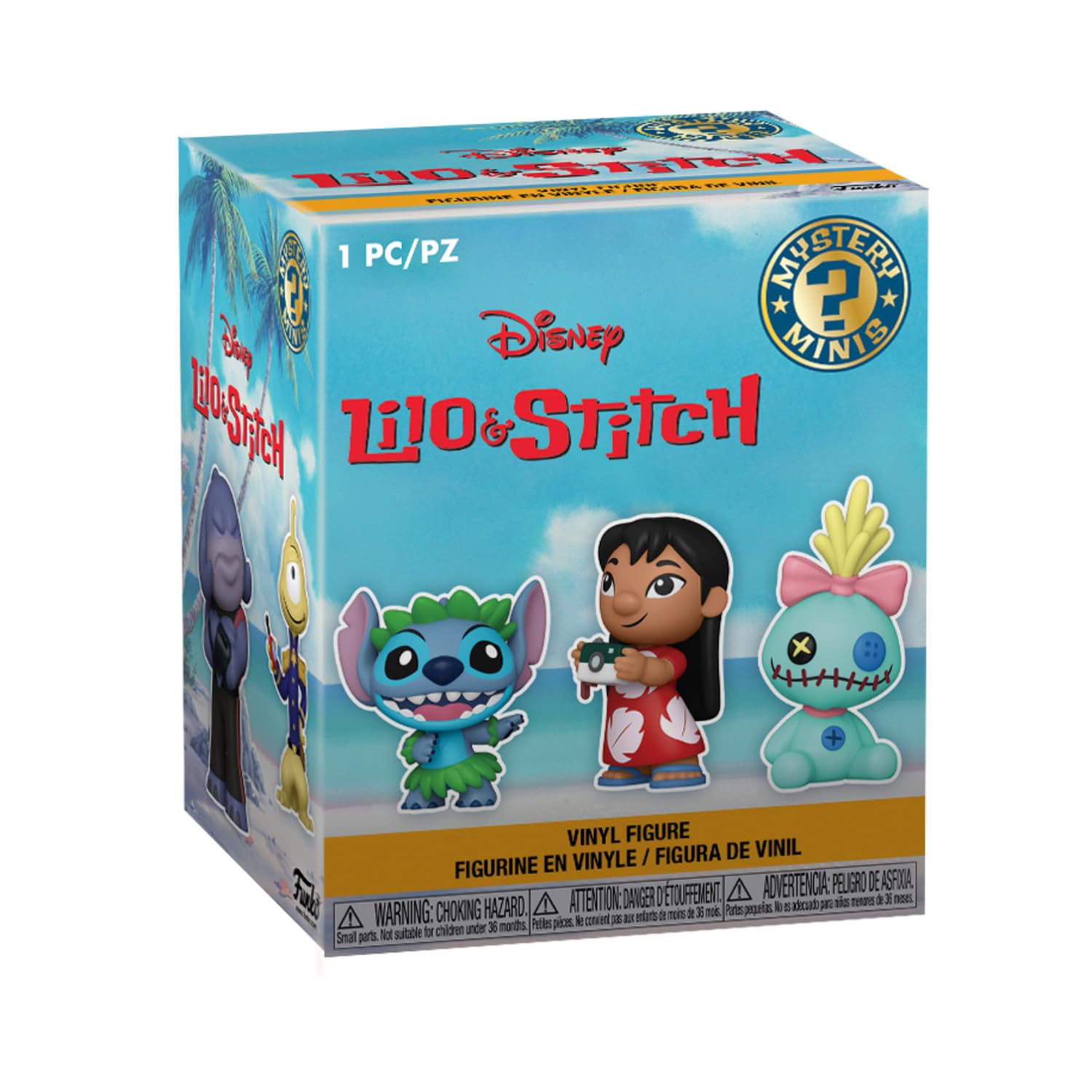 Foto 2 pulgar | Minifigura Misteriosa de Funko Lilo & Stitch Estándar 9 Cm - Venta Internacional