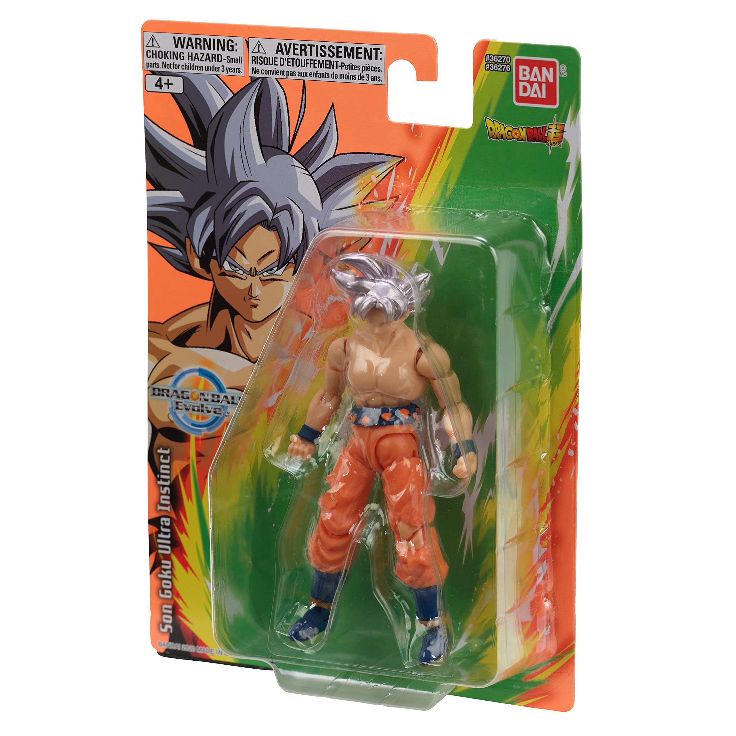 Foto 6 pulgar | Figura de Acción Dragon Ball Super Evolve Goku Ultra Instinct - Venta Internacional