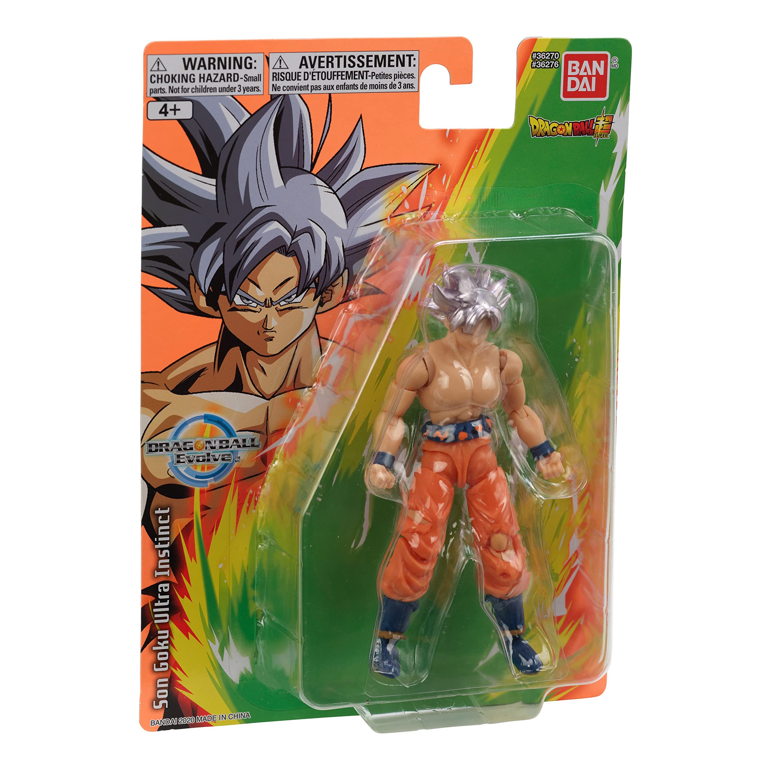 Foto 7 pulgar | Figura de Acción Dragon Ball Super Evolve Goku Ultra Instinct - Venta Internacional