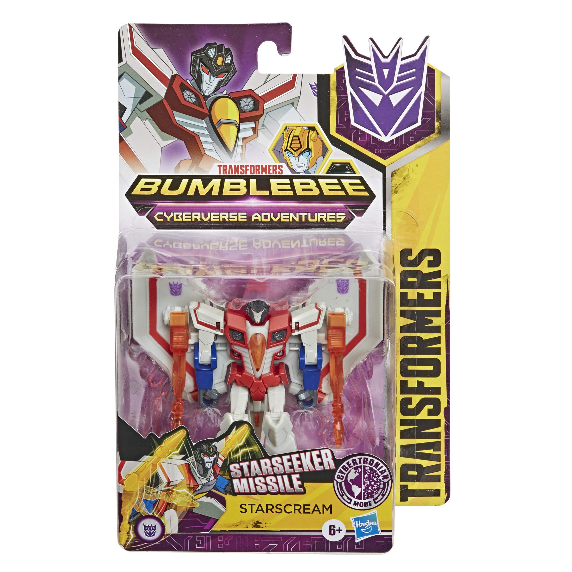 Foto 3 pulgar | Figura de Acción Transformers Bumblebee Cyberverse Starscream - Venta Internacional